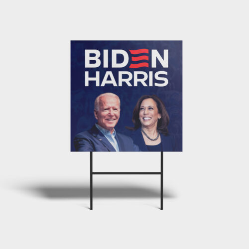 Biden Harris - 4x4 Street Sign