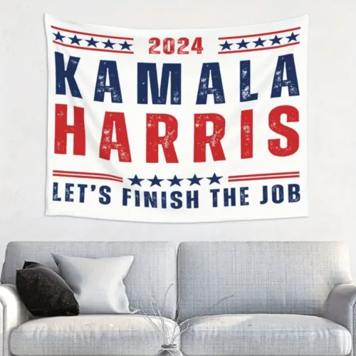 Kamala Harris 2024 Presidential Campaign Tapestry – Official Support Display #2