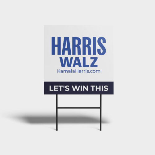Harris Walz - 4x4 Street Sign #1