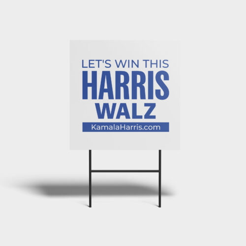 Harris Walz - 4x4 Street Sign #5
