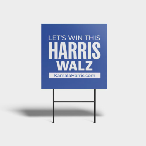 Harris Walz - 4x4 Street Sign #6