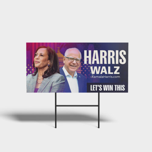 Harris Walz 4x8 Street Sign 11