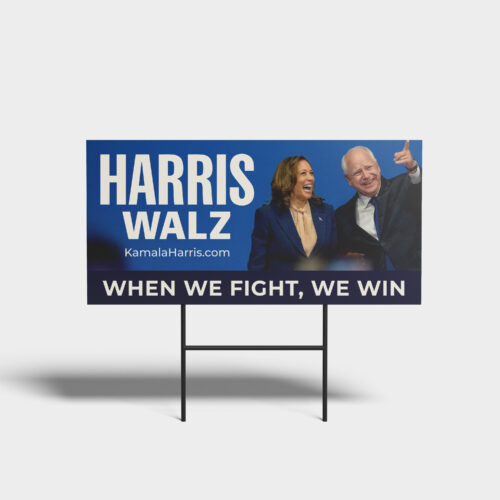 Harris Walz 4x8 Street Sign 9