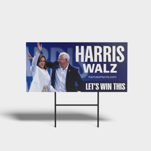 Harris Walz 4x8 Street Sign 1