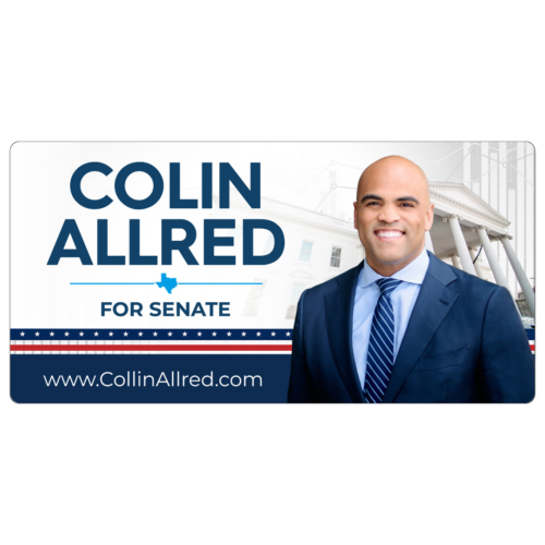 Colin Allred 4x8 Street Sign #2