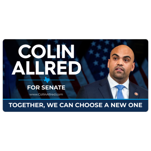Colin Allred 4x8 Street Sign #4