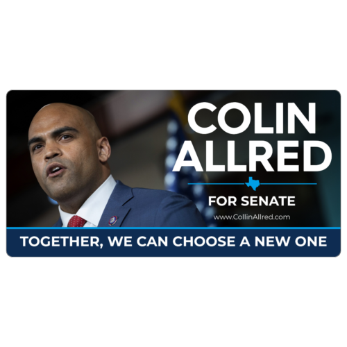Colin Allred 4x8 Street Sign #9