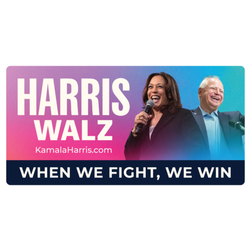 Harris Walz 4x8 Street Sign 4