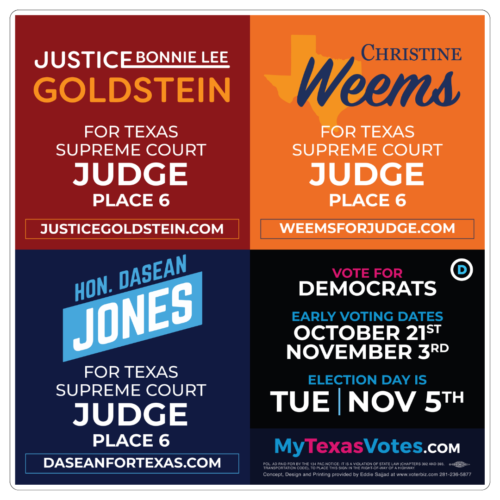 Multi Candidates 4x4 Street Sign #1