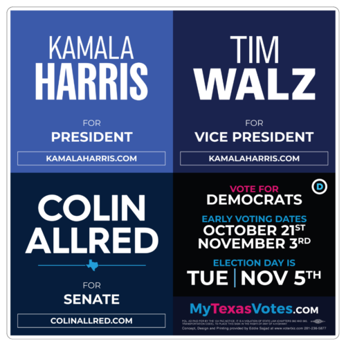 Multi Candidates 4x4 Street Sign #5