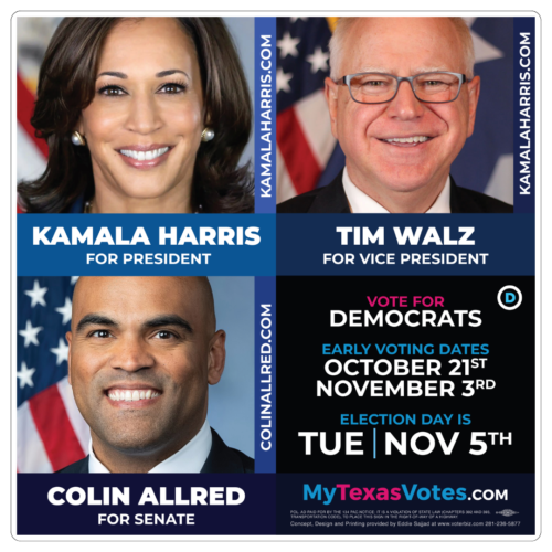 Multi Candidates 4x4 Street Sign #6