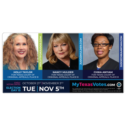 Multi Candidates 4x8 Street Sign #8